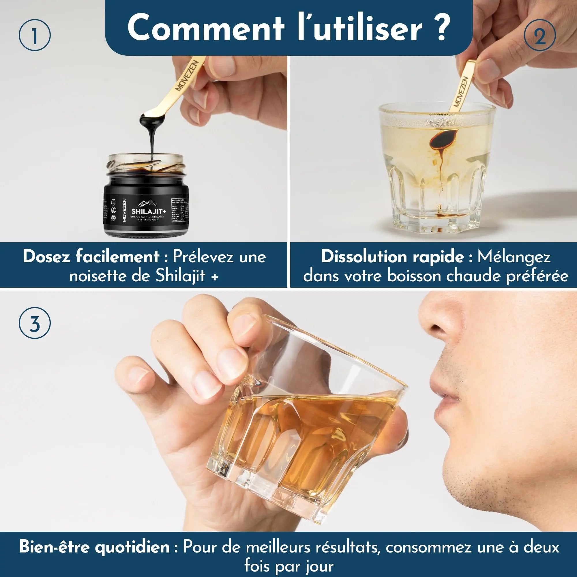 Shilajit + Résine MOVEZEN MOVEZEN