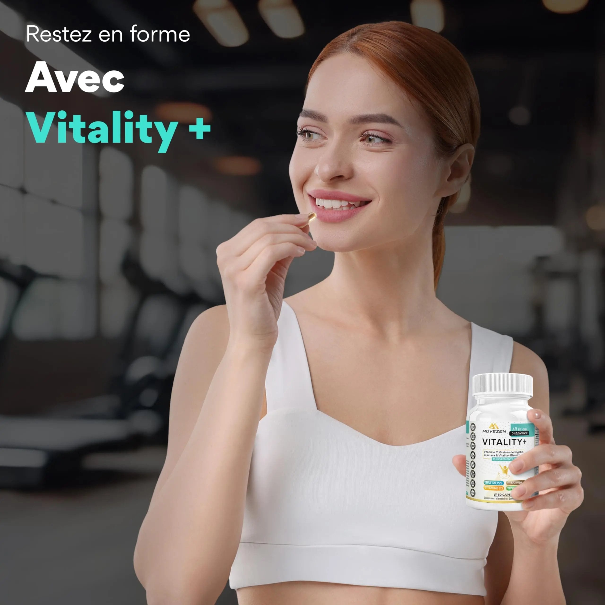 VITALITY + 16-en-1 - 60 Gélules Vegan MOVEZEN