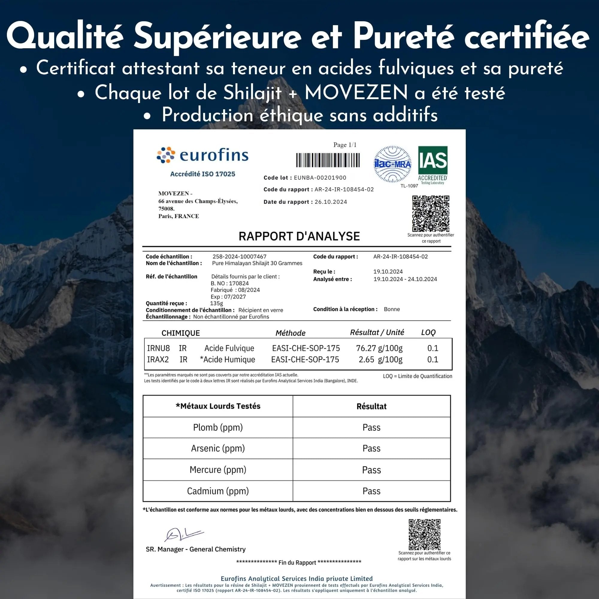 Shilajit + Résine MOVEZEN MOVEZEN