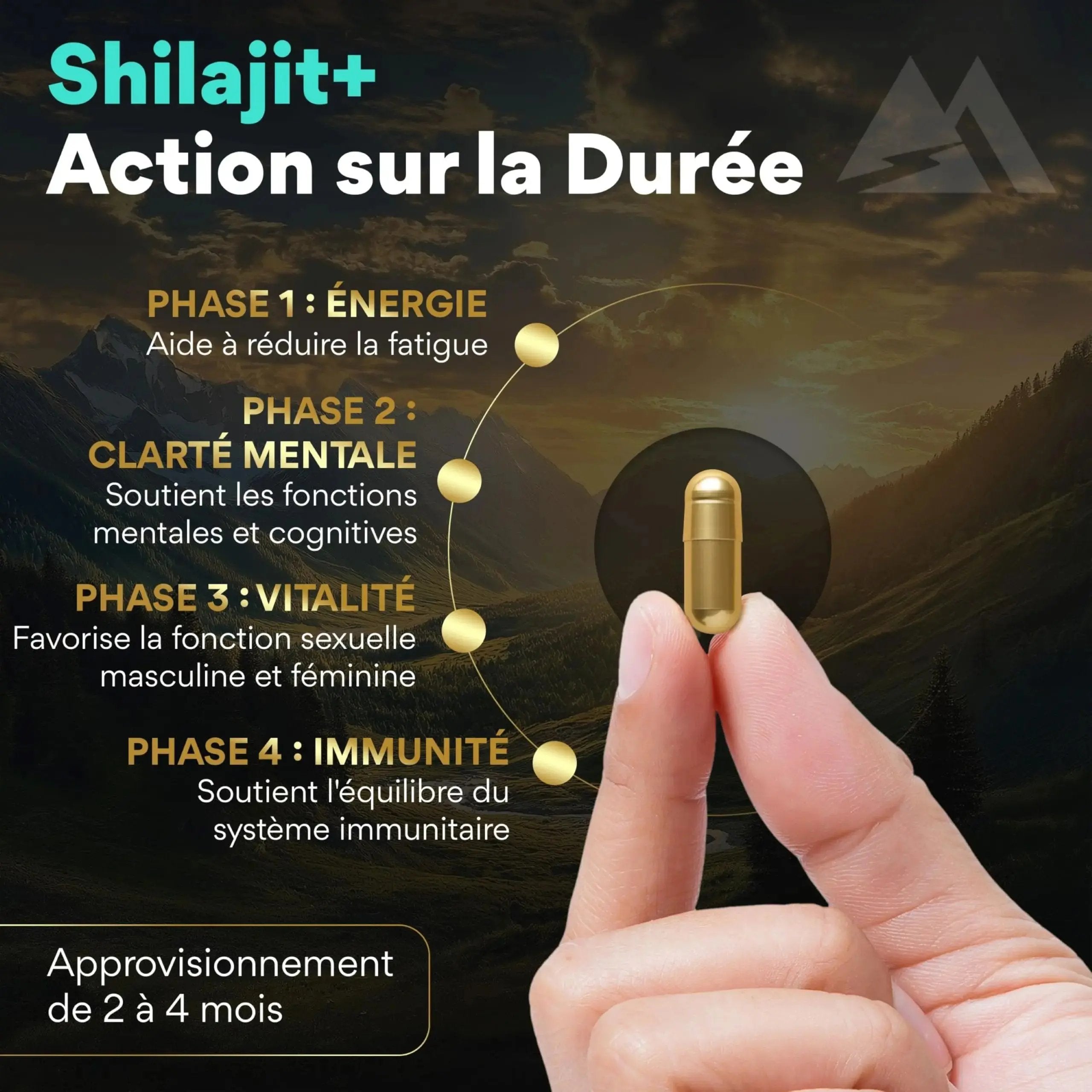 Shilajit+ 120 Gélules MOVEZEN