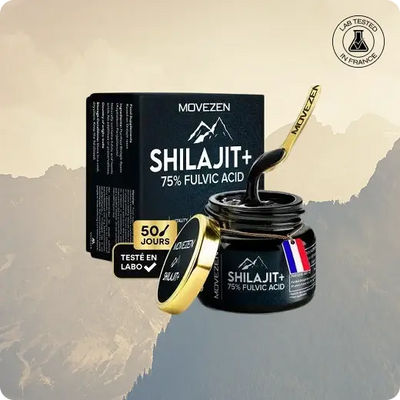 Résine de Shilajit 100% Pure MOVEZEN