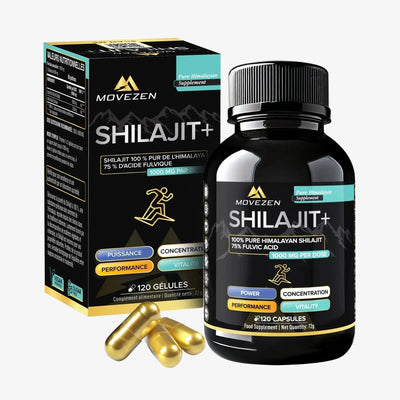 Shilajit+ 120 Gélules MOVEZEN